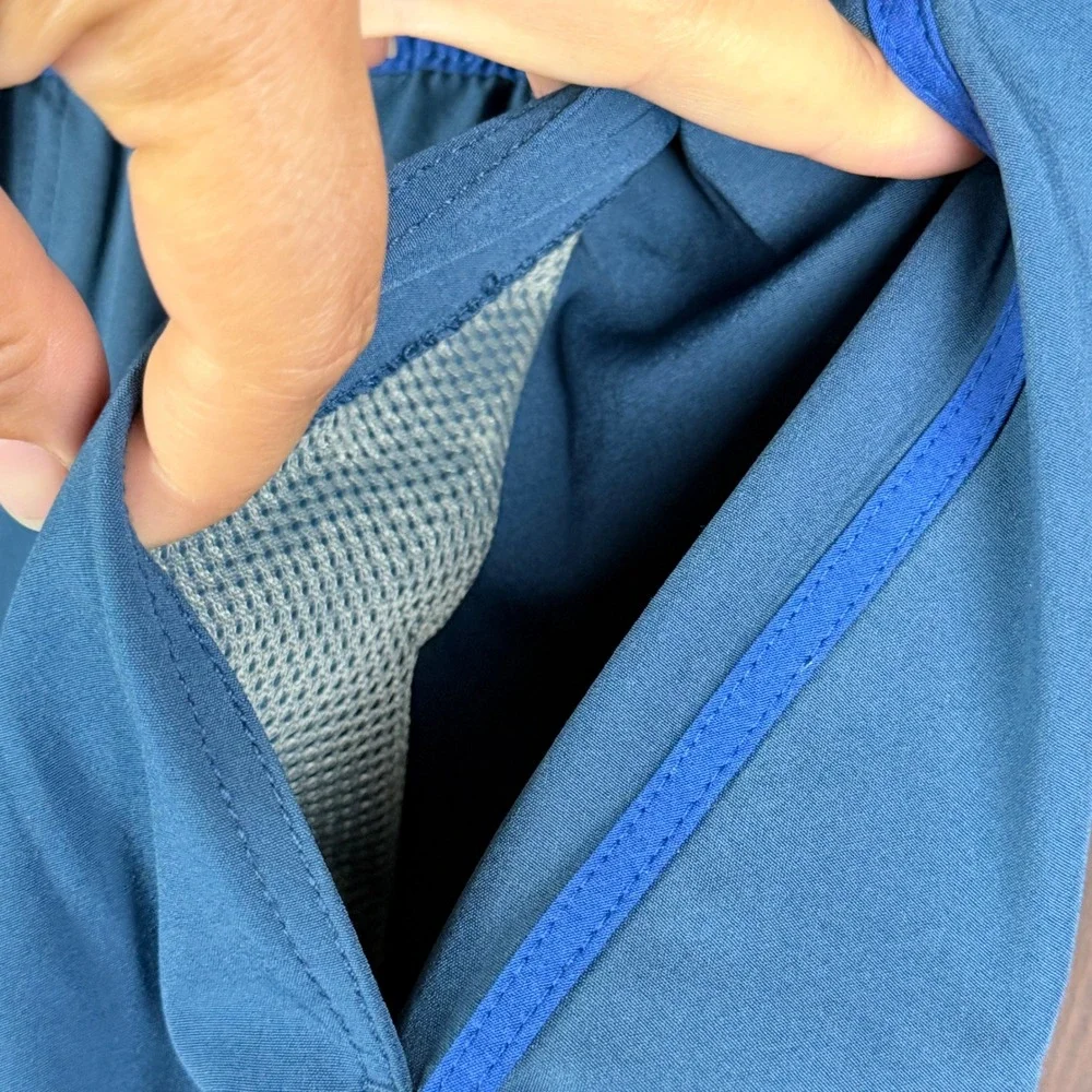 Fair Harbor‎ The Anchor Blue Swim Shorts BreezeKnit Liner Men's XL 8 Inch Inseam
